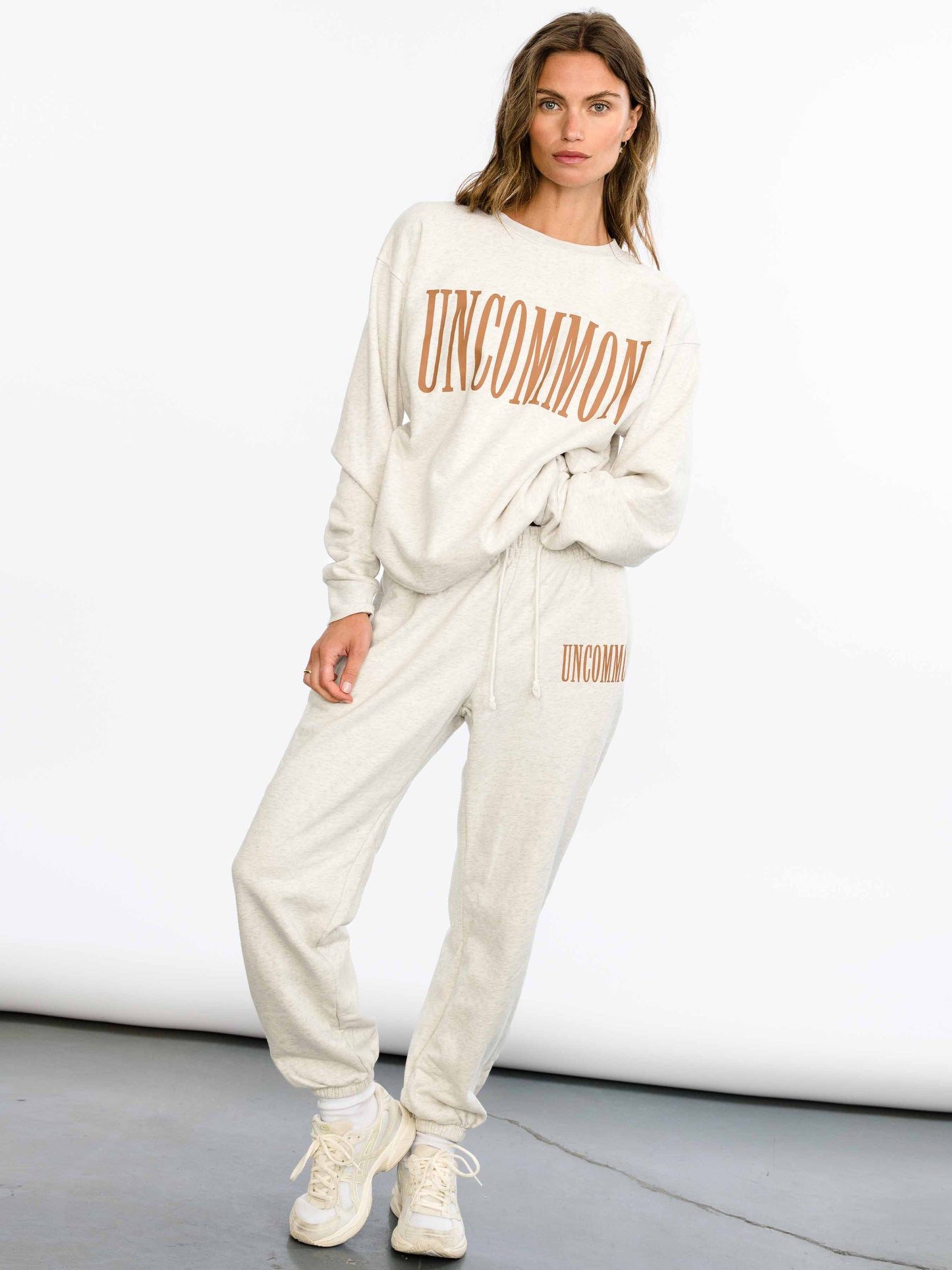 Forever Uncommon Sweatpants | Brown | Model Image | Uncommon Lifestyle