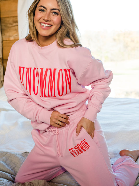 Forever Uncommon Sweatpants |  Pink | Campaign Image | Uncommon Lifestyle