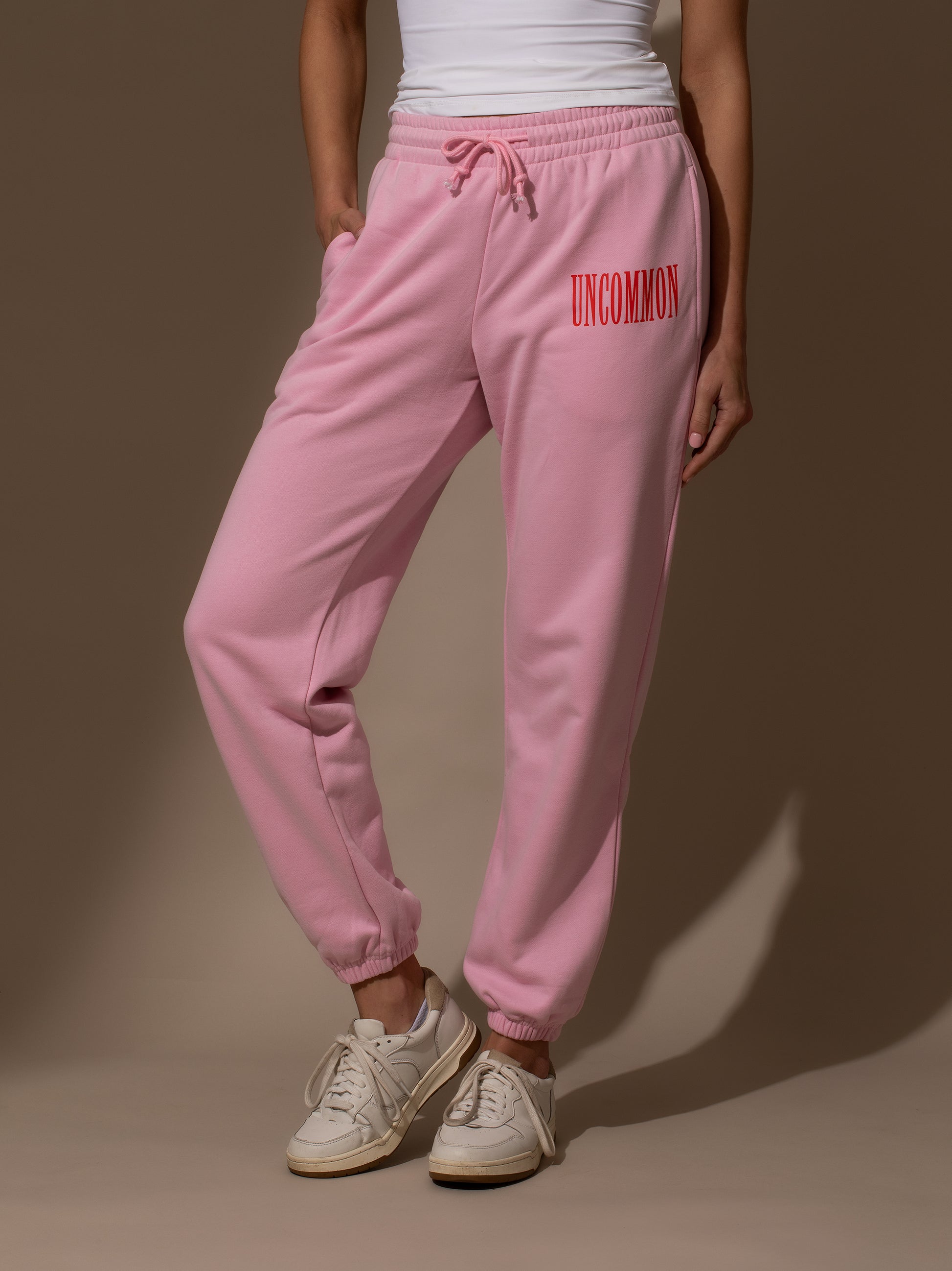 Forever Uncommon Sweatpants |  Pink | Model Image | Uncommon Lifestyle