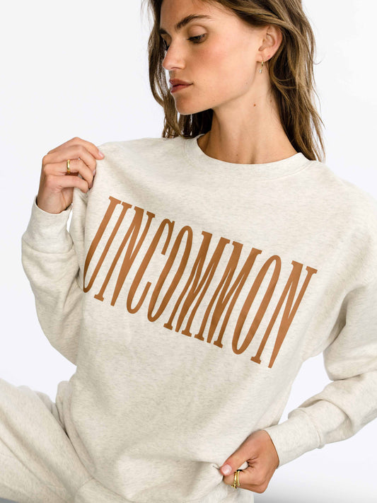 Forever Uncommon Sweatshirt |  Brown | Model Image | Uncommon Lifestyle