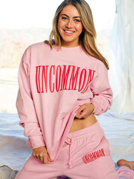 Forever Uncommon Sweatshirt |  Pink | Campaign Image | Uncommon Lifestyle
