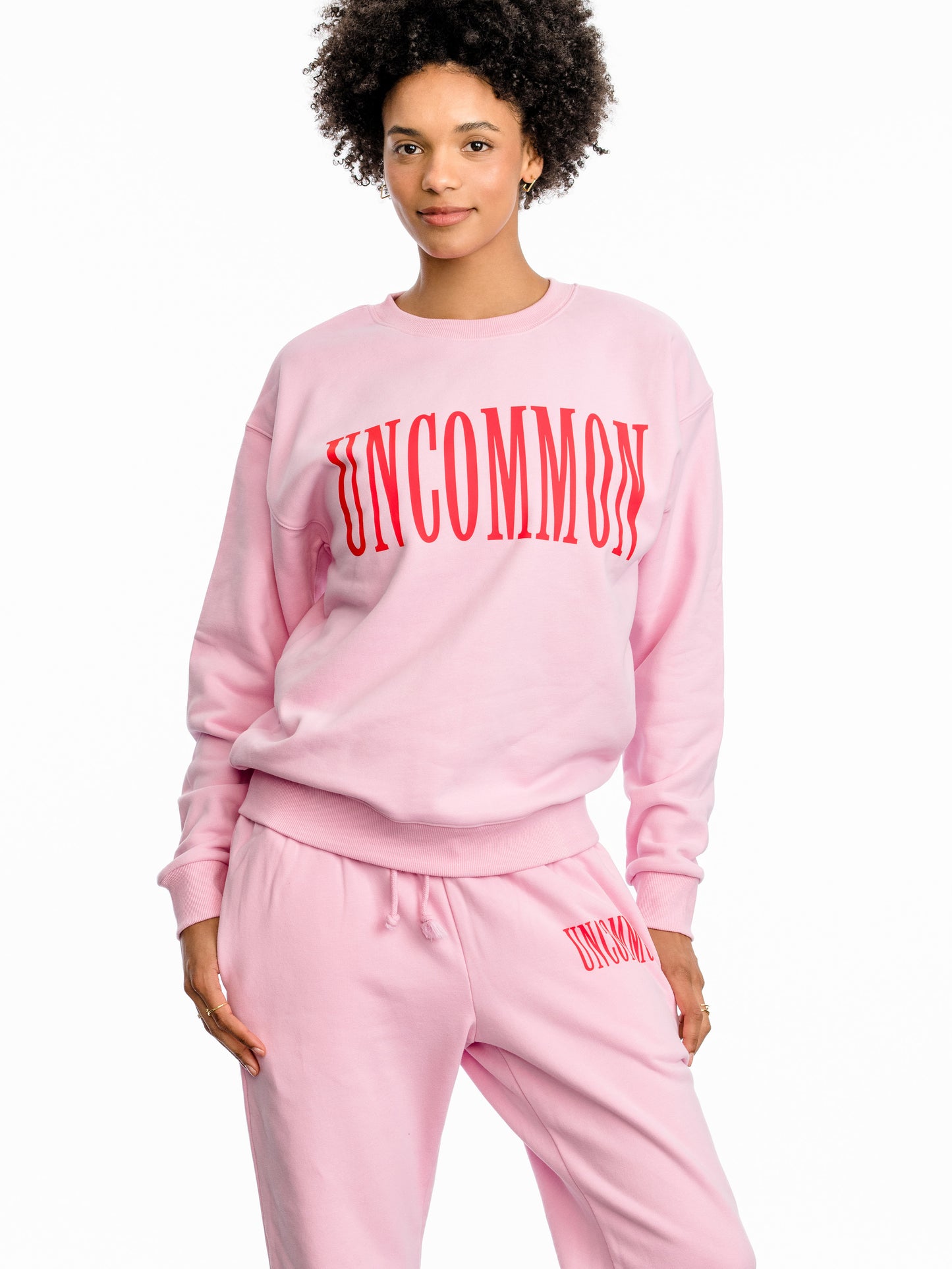 Forever Uncommon Sweatshirt |  Pink | Model Image | Uncommon Lifestyle