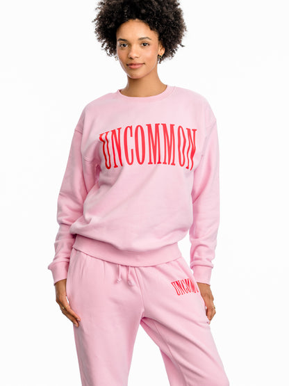 Forever Uncommon Sweatshirt |  Pink | Model Image | Uncommon Lifestyle