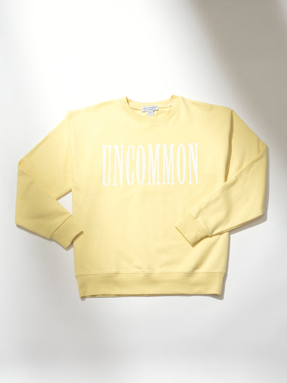 ["Forever Uncommon Sweatshirt ", "  Yellow ", " Product Image ", " Uncommon Lifestyle"]