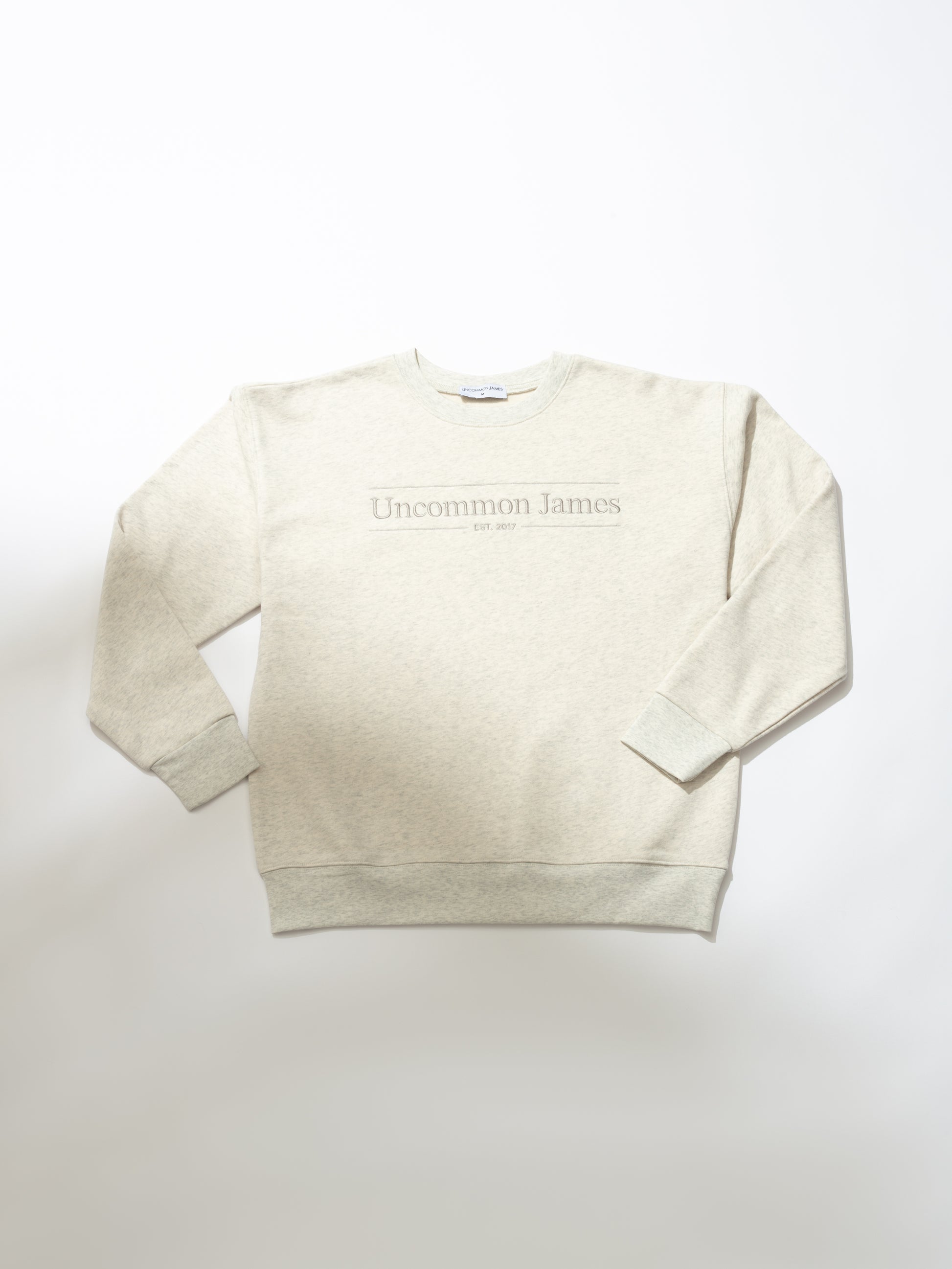 Uncommon James Embroidered Sweatshirt | Heather Gray | Product Image | Uncommon Lifestyle