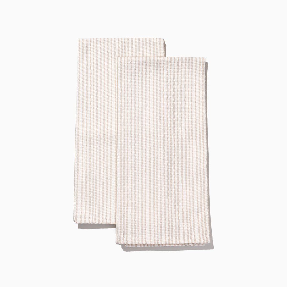 Tan Striped Dish Towel (Set of 2) | Product Image | Uncommon Lifestyle
