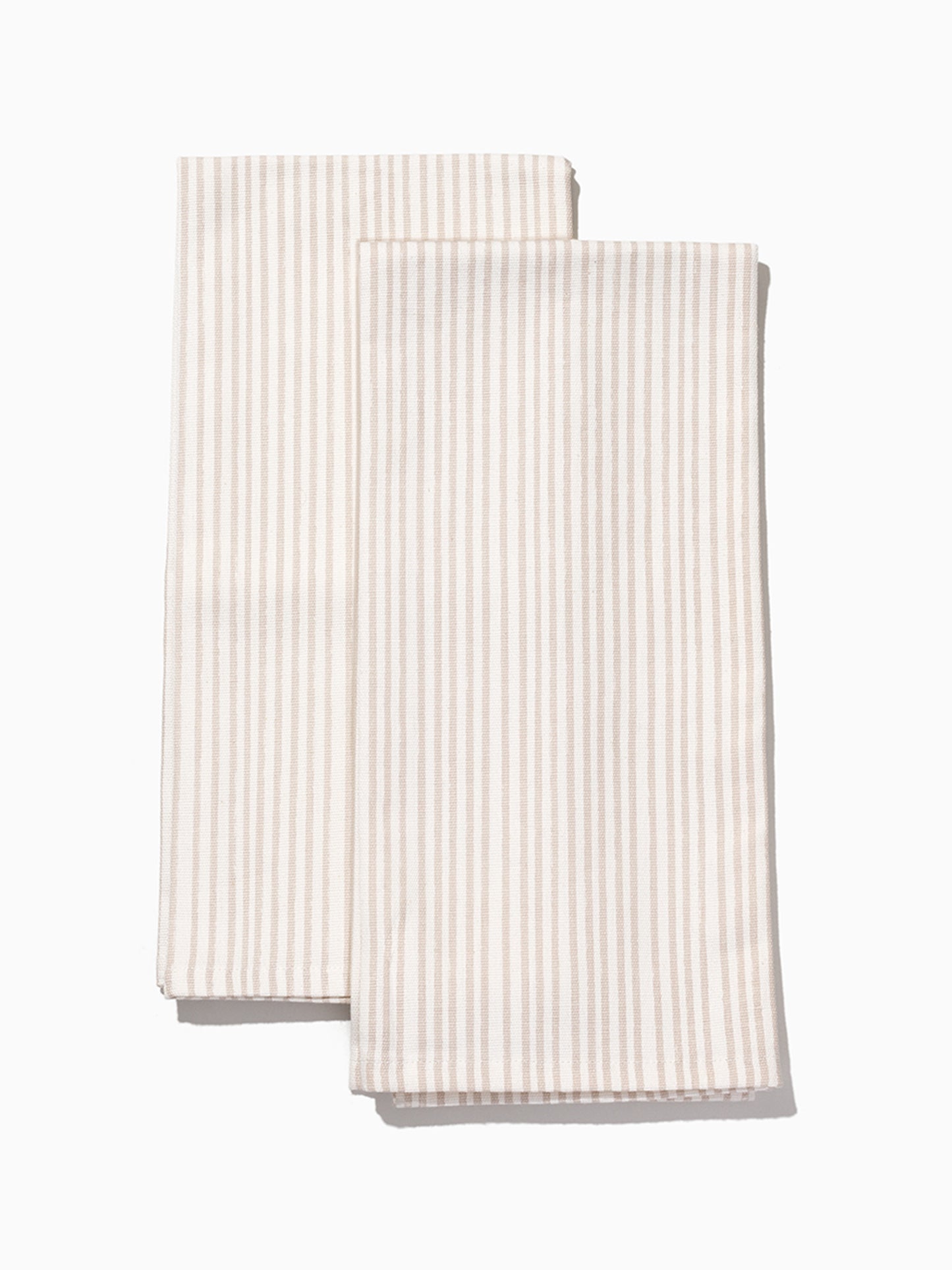 Tan Striped Dish Towel (Set of 2) | Product Image | Uncommon Lifestyle