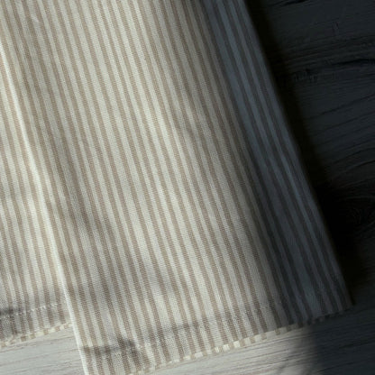 ["Tan Striped Dish Towel (Set of 2) ", " Lifestyle Image 2 ", " Uncommon Lifestyle"]
