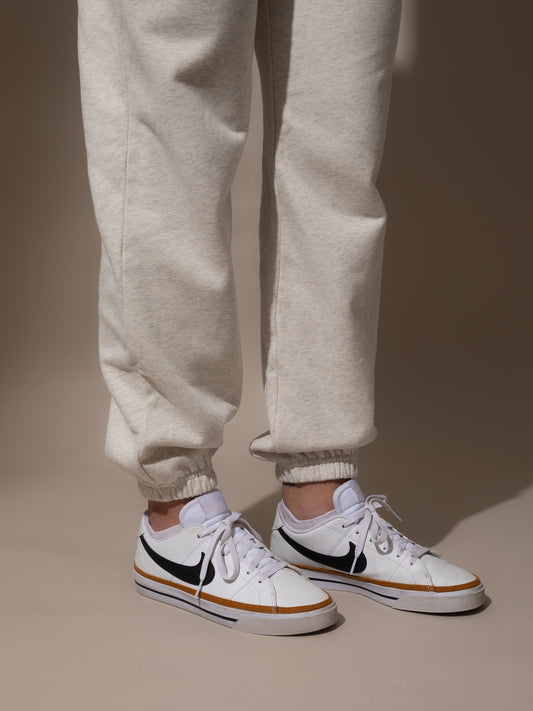 Let's Be Honest Sweatpants | Gray | Model Image | Uncommon Lifestyle