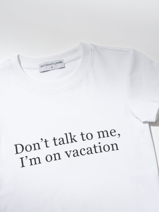 Vacationing Fitted Crop Top