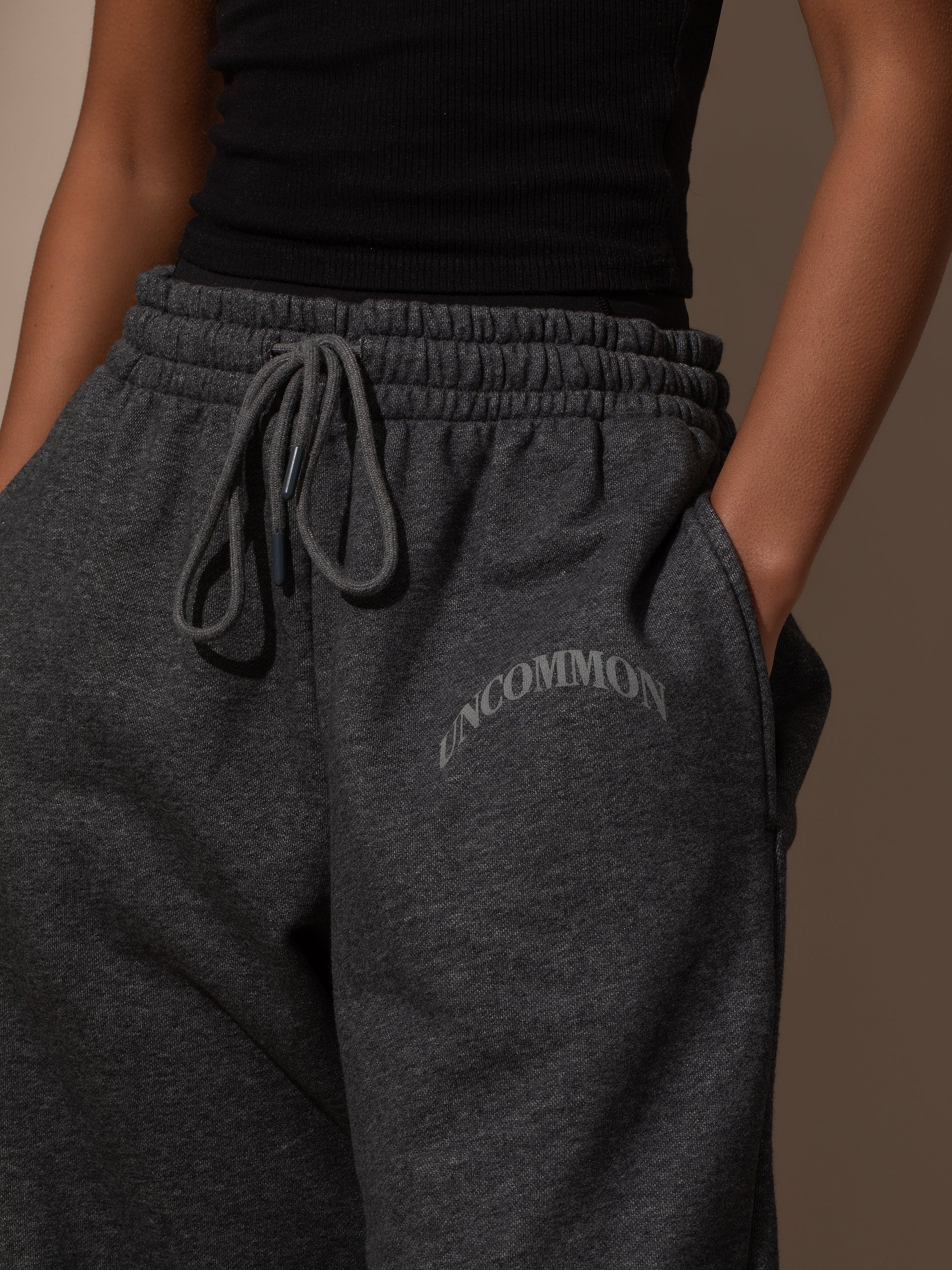 Keep It Casual Uncommon Sweatpants | Grey | Model Image | Uncommon Lifestyle