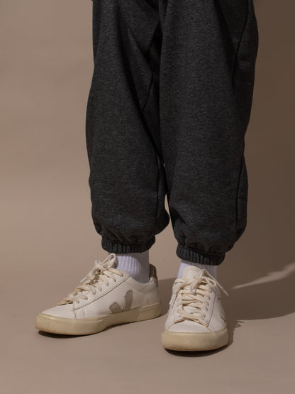 ["Keep It Casual Uncommon Sweatpants ", " Grey ", " Model Image ", " Uncommon Lifestyle"]