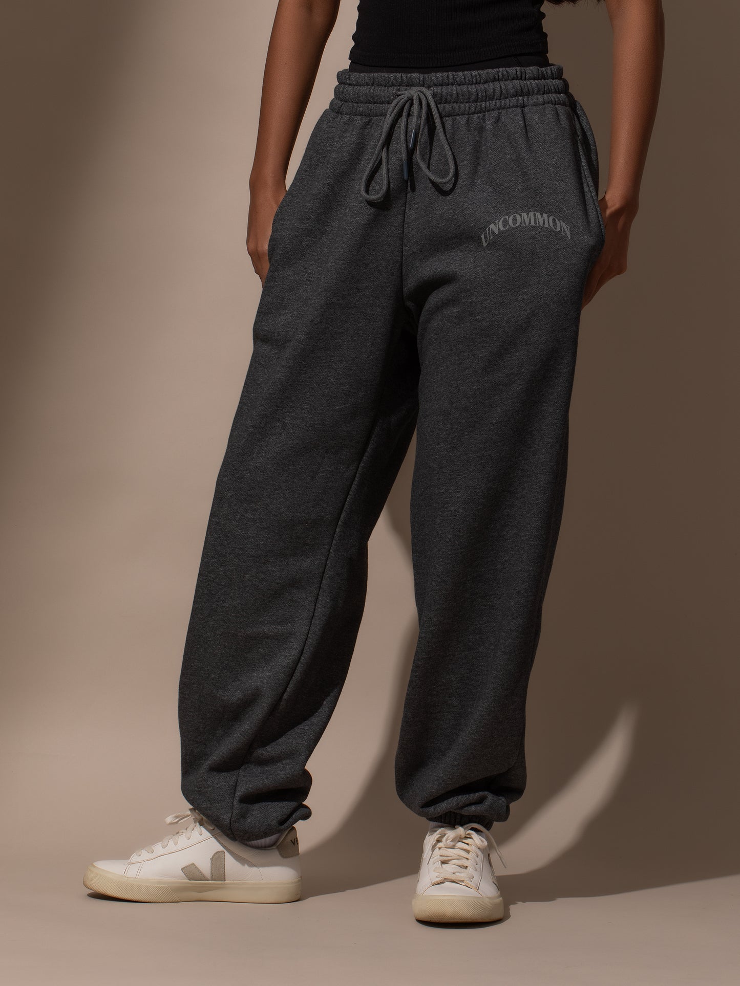 Keep It Casual Uncommon Sweatpants | Grey | Model Image | Uncommon Lifestyle