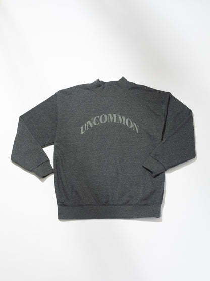 ["Keep It Casual Uncommon Mockneck ", " Grey ", " Product Image ", " Uncommon Lifestyle"]