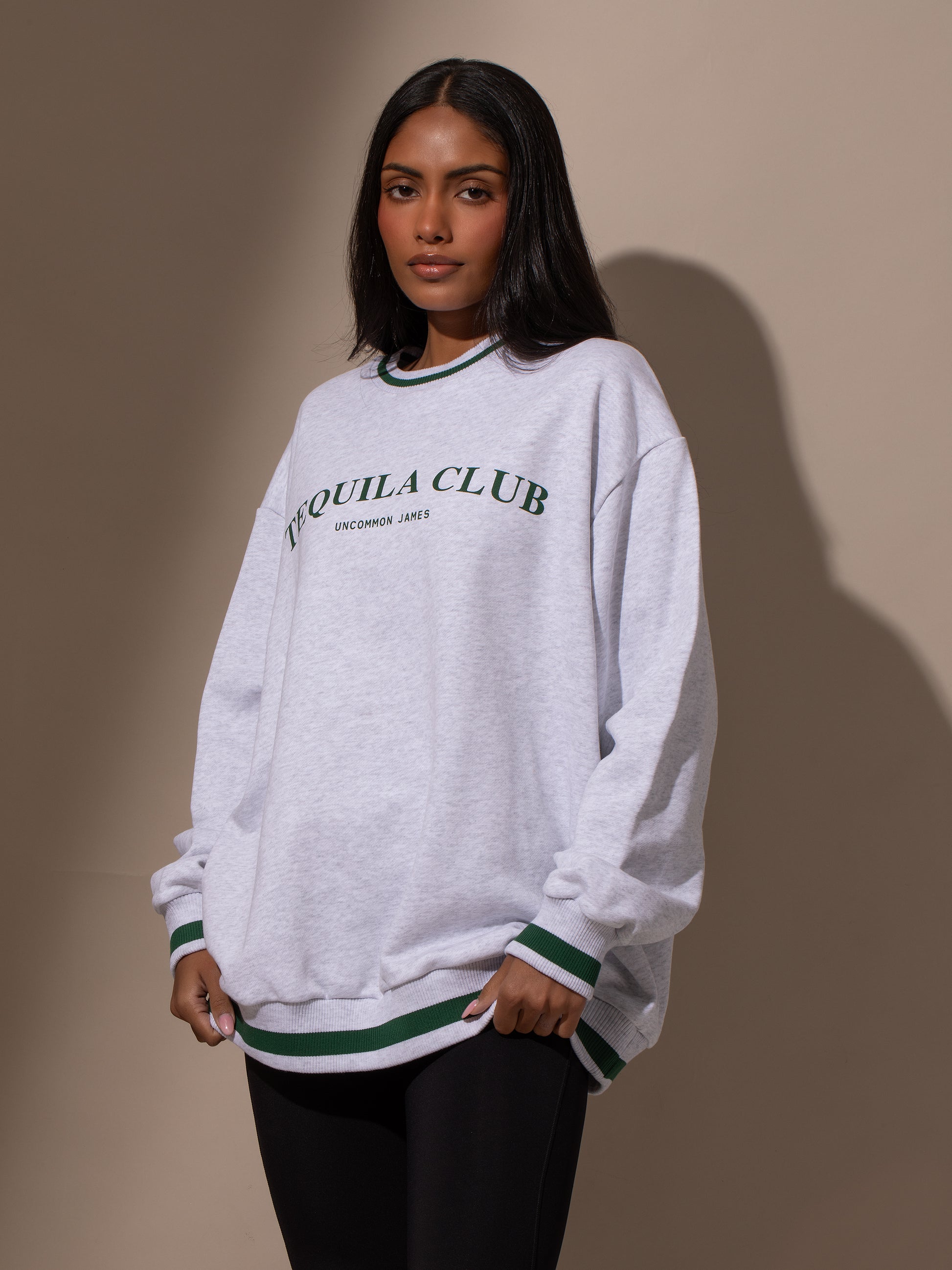 Start A Tab Sweatshirt | Tequila | Model Image | Uncommon Lifestyle