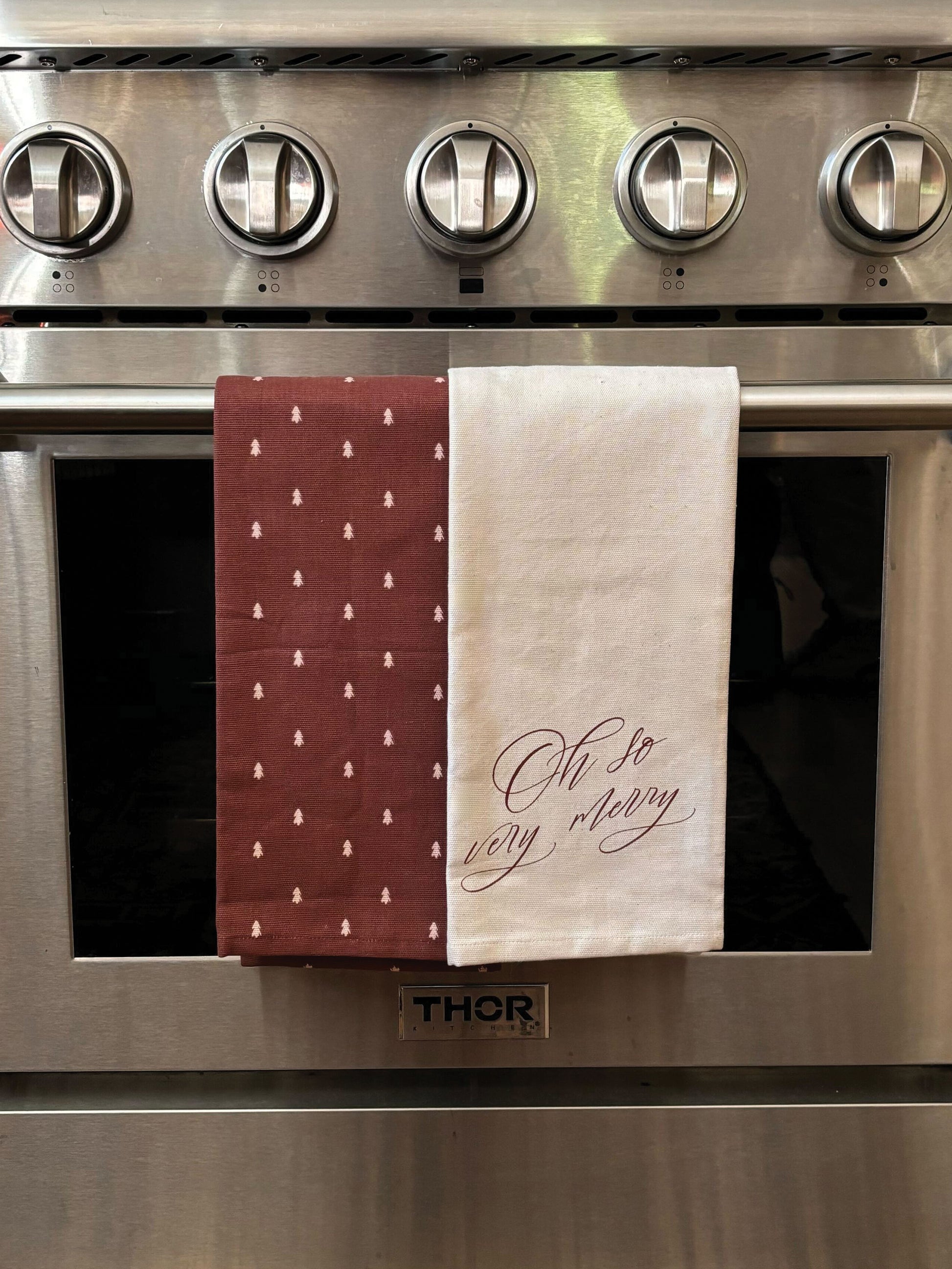 Merry Dish Towel (Set of 2) | Lifestyle Image | Uncommon Lifestyle 