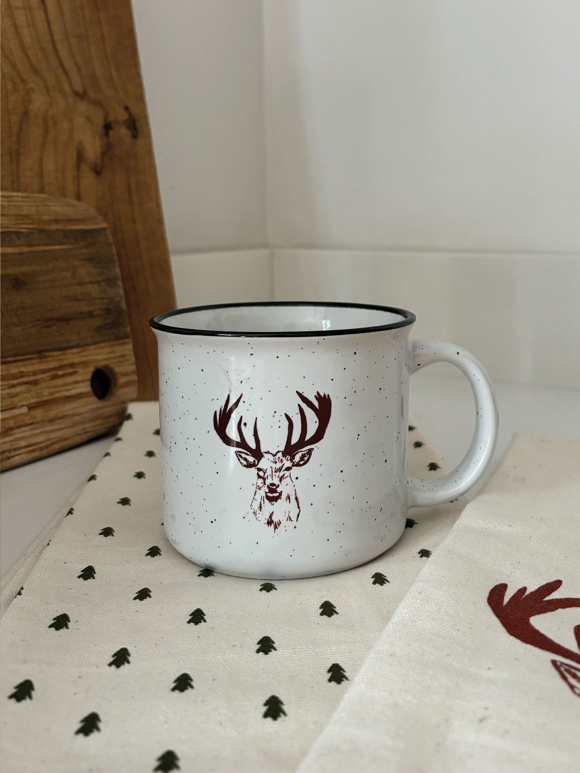 Winter Buck Ceramic Mug | Lifestyle Image | Uncommon Lifestyle