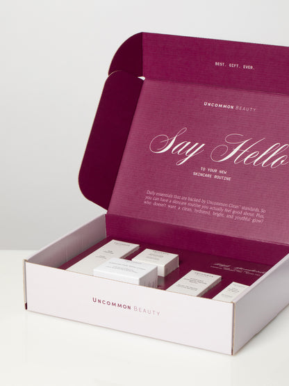 ["Uncommon Beauty Essentials Gift Box ", " Product Image 2 ", " Uncommon Beauty"]