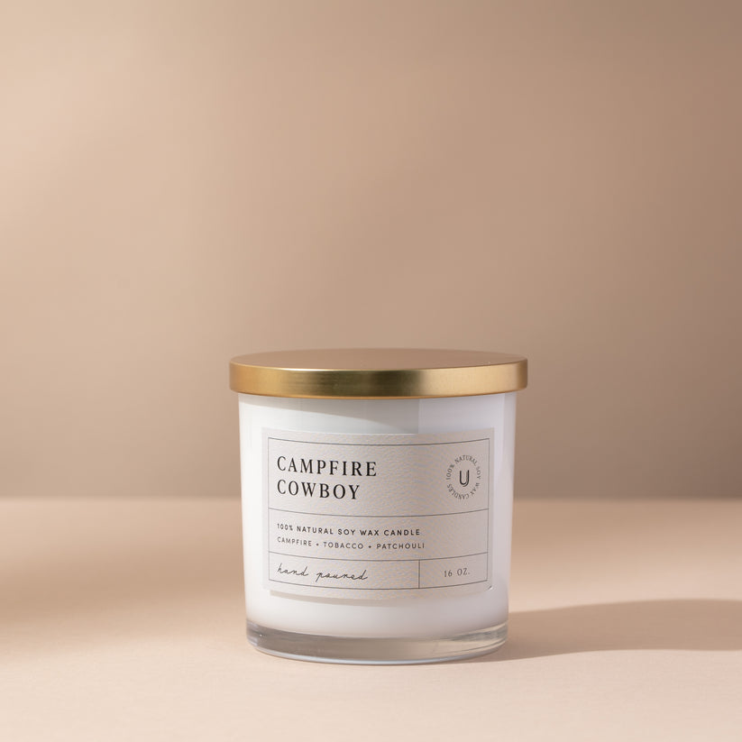 Campfire Cowboy Soy Wax Candle | Lead and Nickel Free | Uncommon James Home