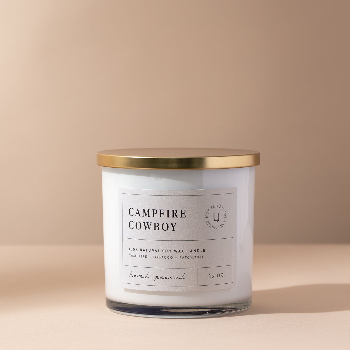 Campfire Cowboy Candle | 26 OZ | Product Detail Image 4 | Uncommon James Home