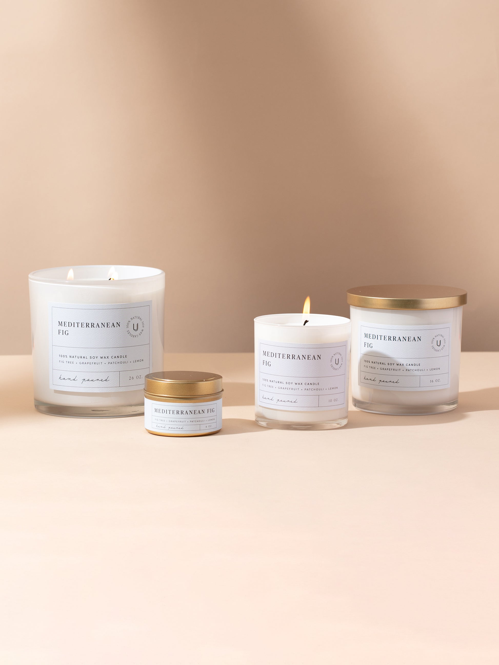 Mediterranean Fig Candle | 4 OZ 10 OZ 16 OZ 26 OZ | Product Image | Uncommon Lifestyle