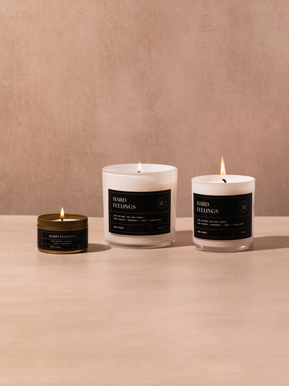 ["Hard Feelings Candle ", " 4 OZ 10 OZ 16 OZ ", " Group Image ", " Uncommon Lifestyle"]