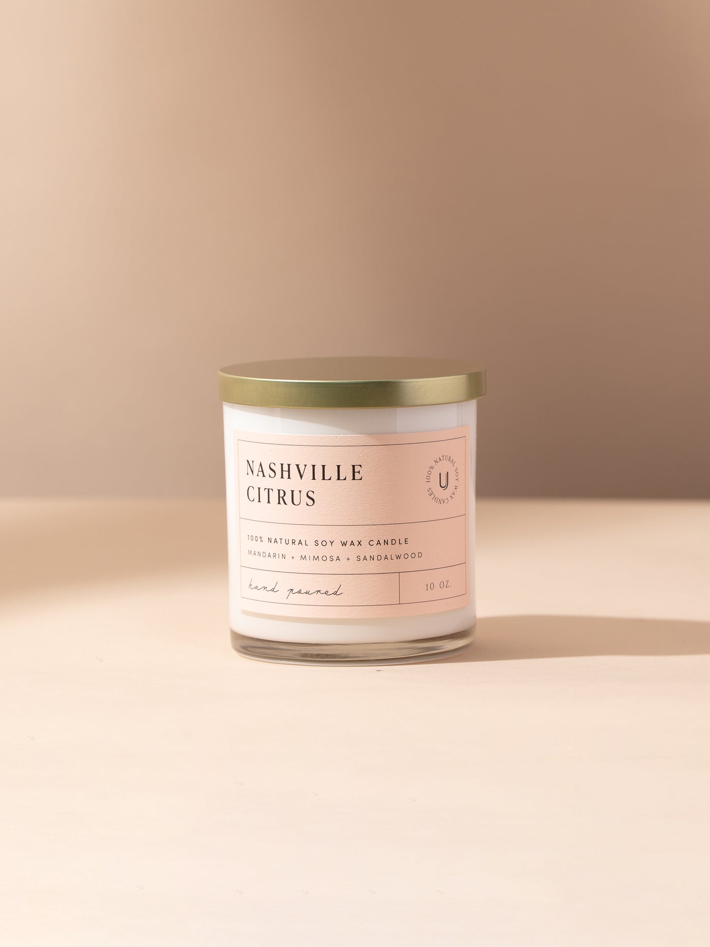 Nashville Citrus Candle | 10 OZ | Product Detail Image | Uncommon James Home