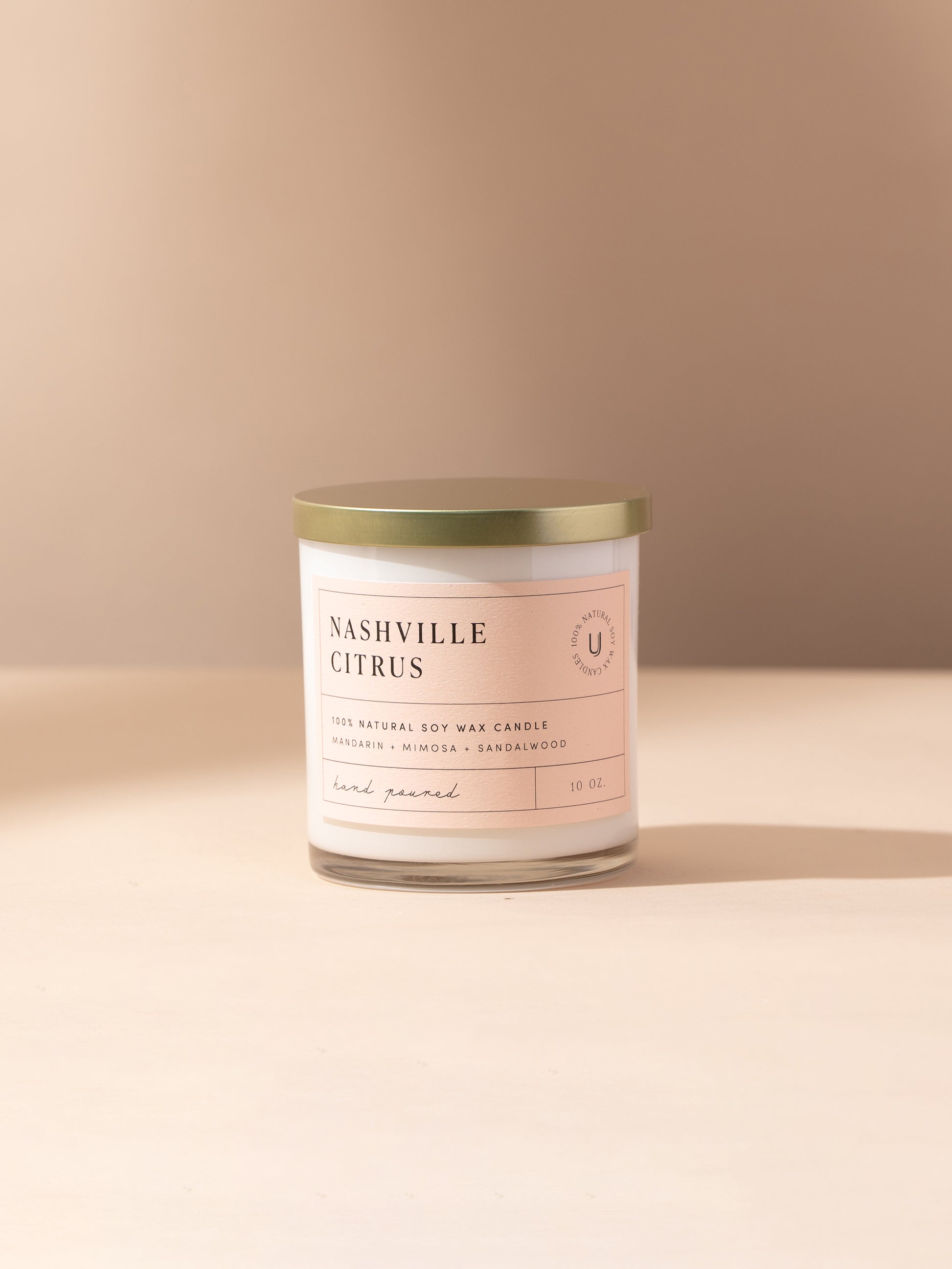 Nashville Citrus Candle | 10 OZ | Product Detail Image | Uncommon James Home