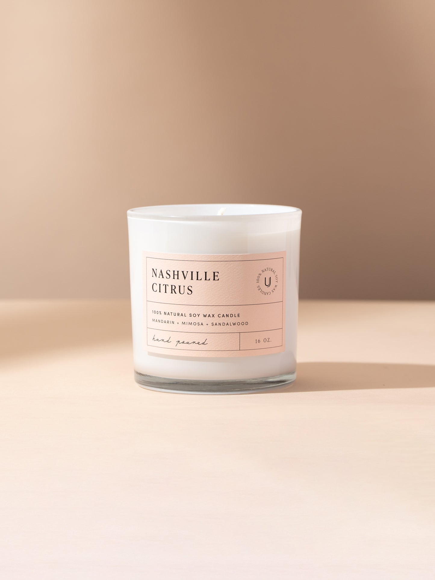 Nashville Citrus Candle | 16 OZ | Product Detail Image | Uncommon James Home