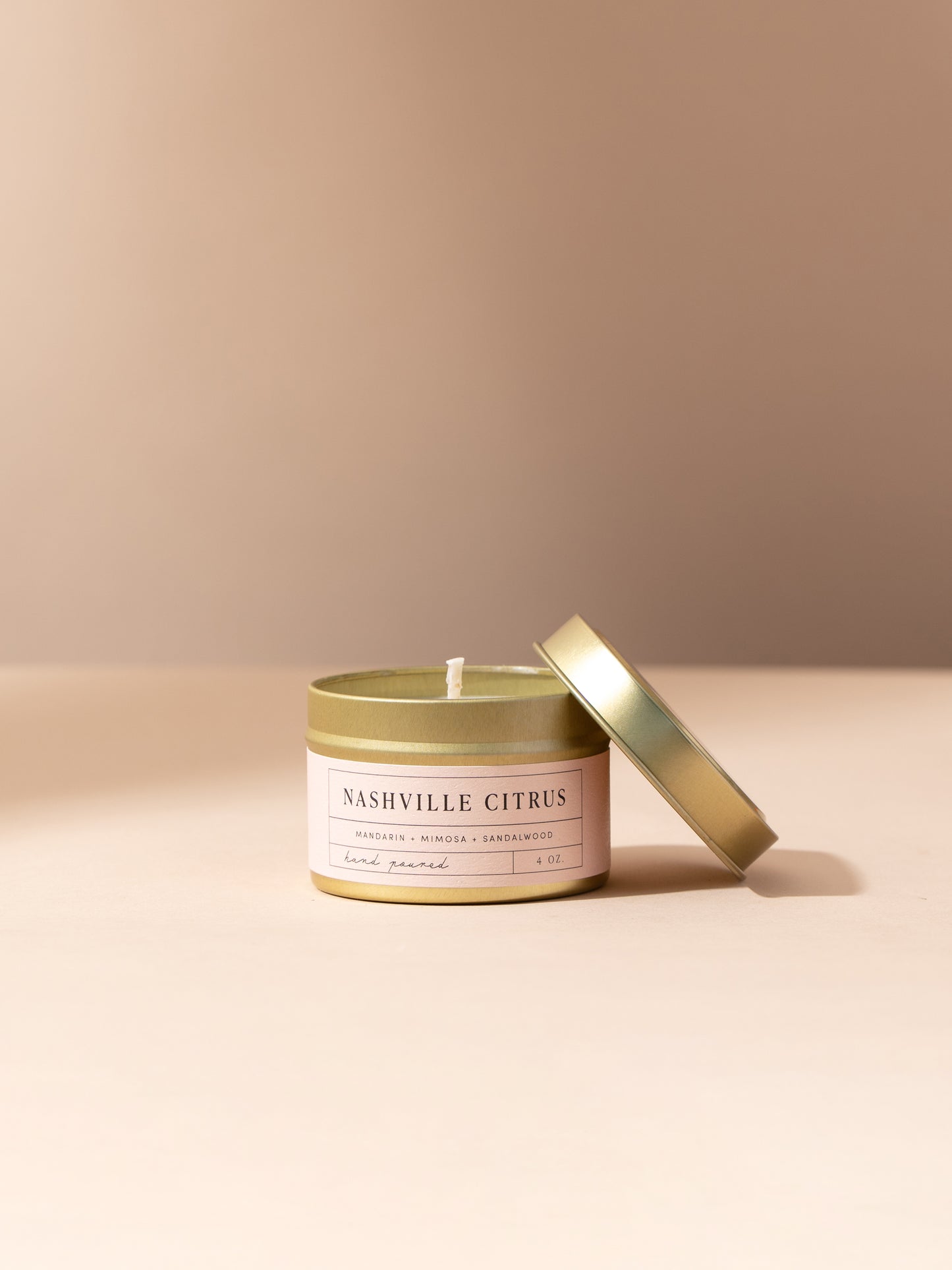 Nashville Citrus Candle | 4 OZ | Product Detail Image | Uncommon James Home