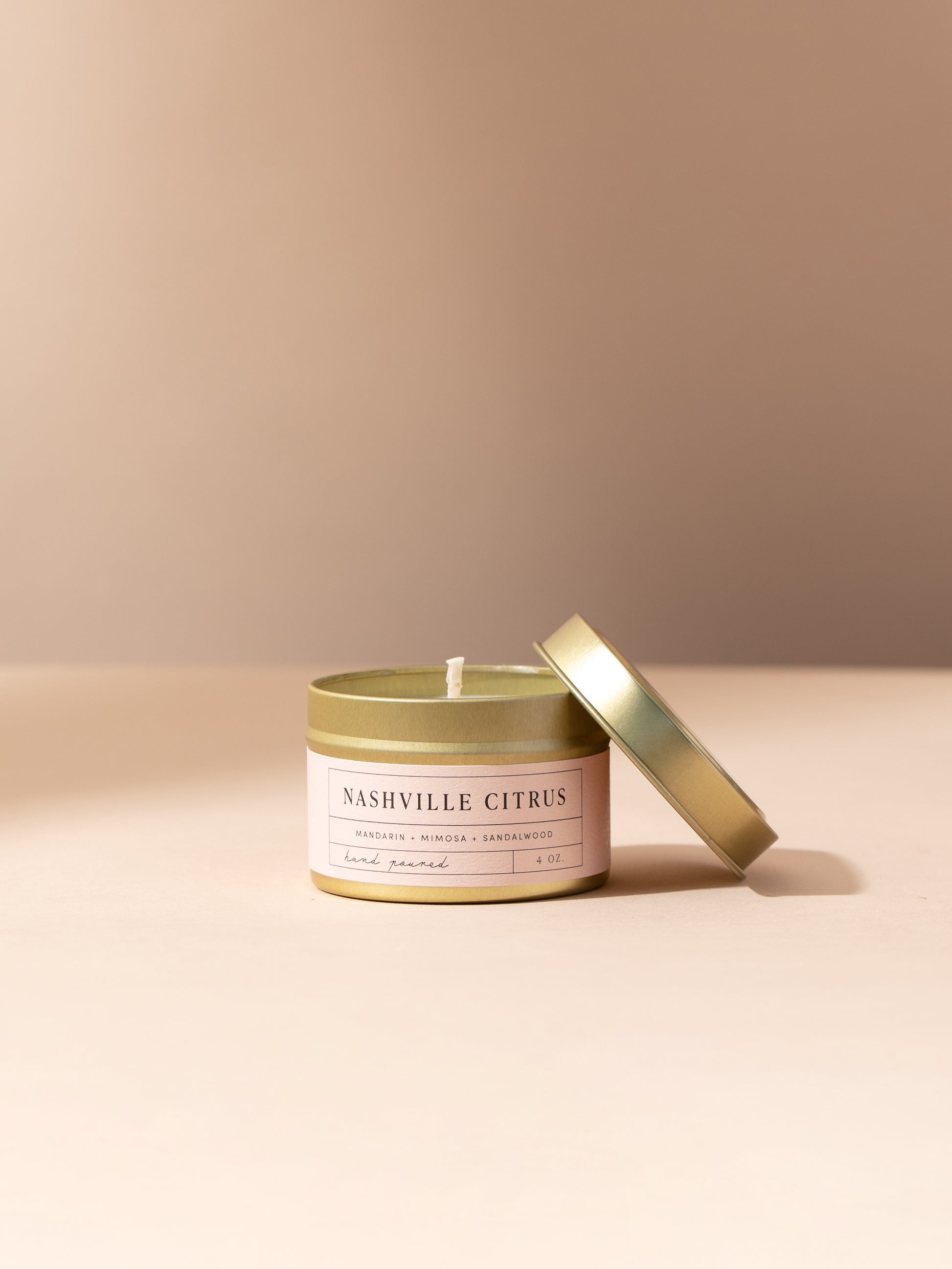 Nashville Citrus Candle | 4 OZ | Product Detail Image | Uncommon James Home