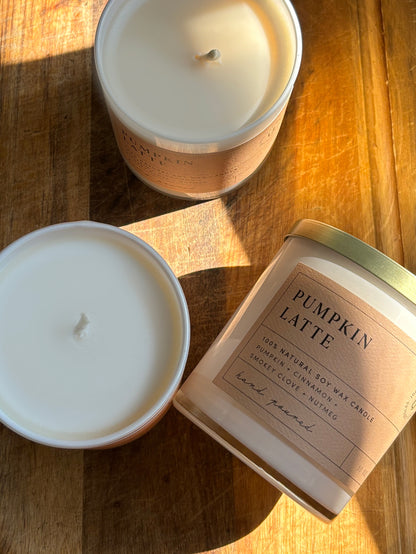 ["Pumpkin Latte Candle ", " 10 OZ ", " Product Image ", " Uncommon Lifestyle"]