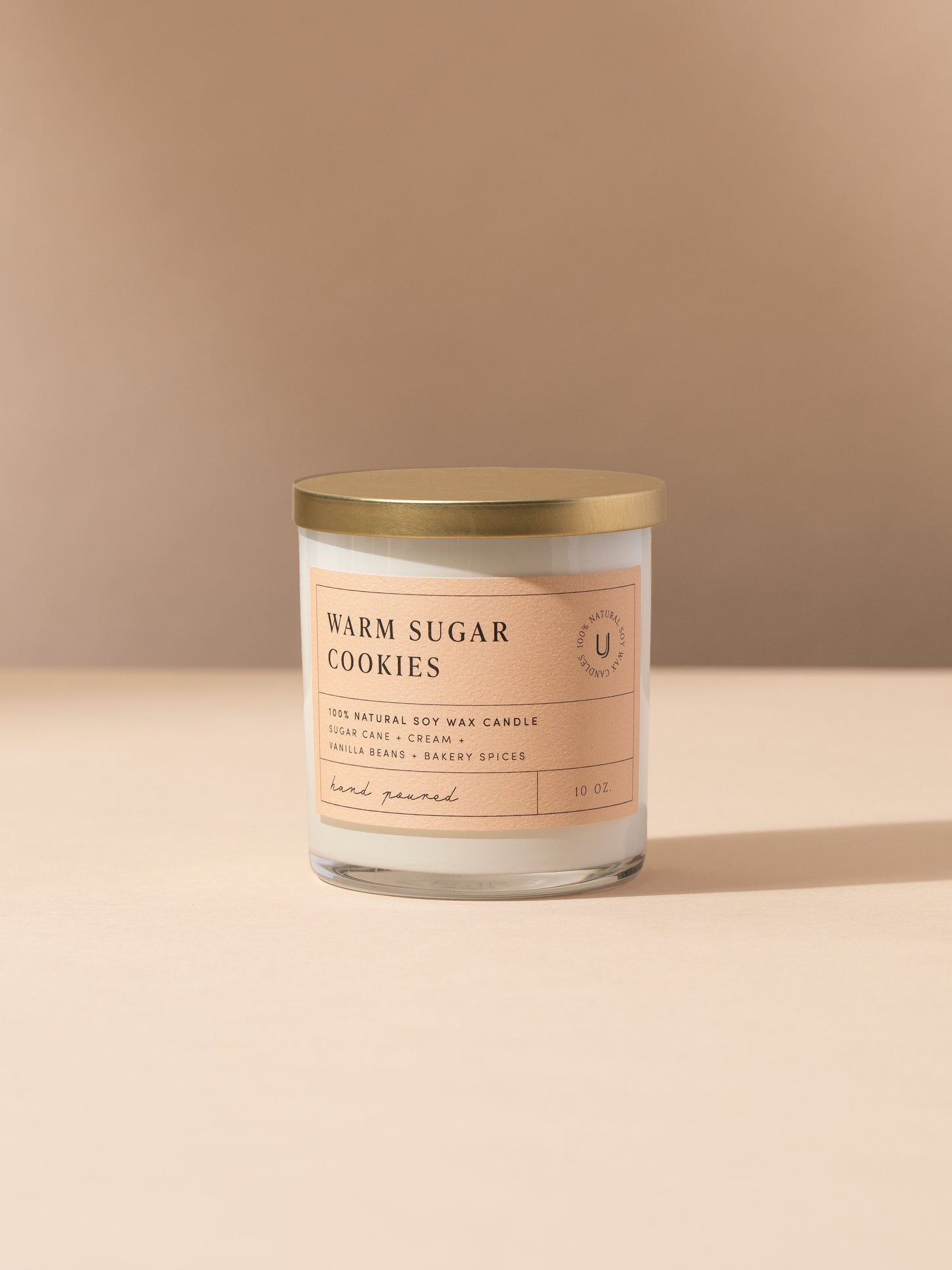 Warm Sugar Cookies Candle | 10 OZ | Product Image | Uncommon Lifestyle