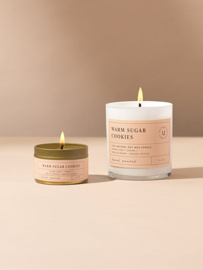 ["Warm Sugar Cookies Candle ", " 4 OZ 10 OZ ", " Group Image ", " Uncommon Lifestyle"]