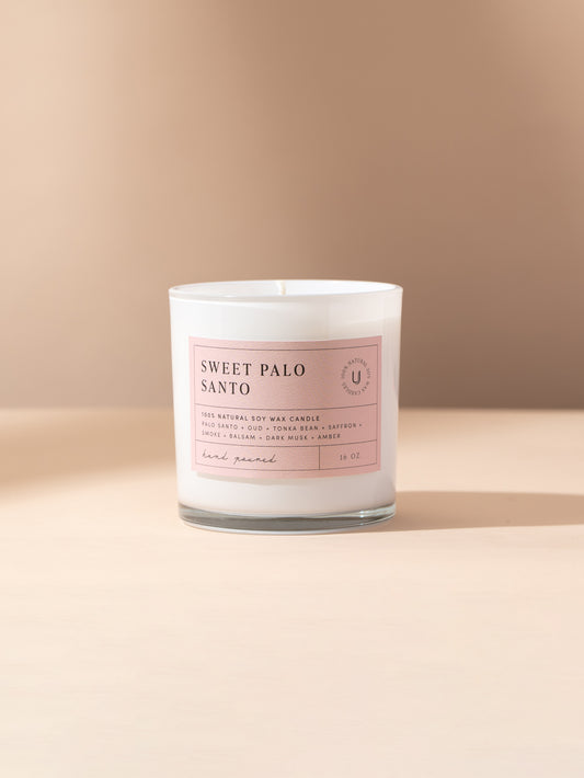 Sweet Palo Santo Candle | 16 OZ | Product Image | Uncommon Lifestyle