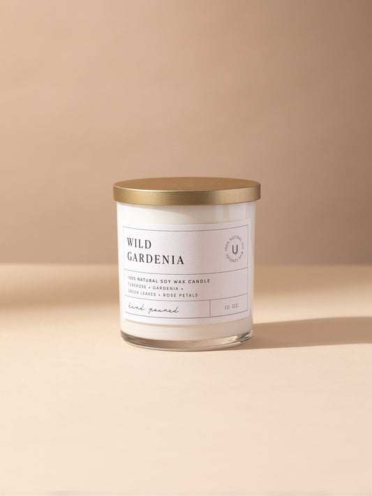 Wild Gardenia Candle | 10OZ 4OZ | Group Image | Uncommon Lifestyle