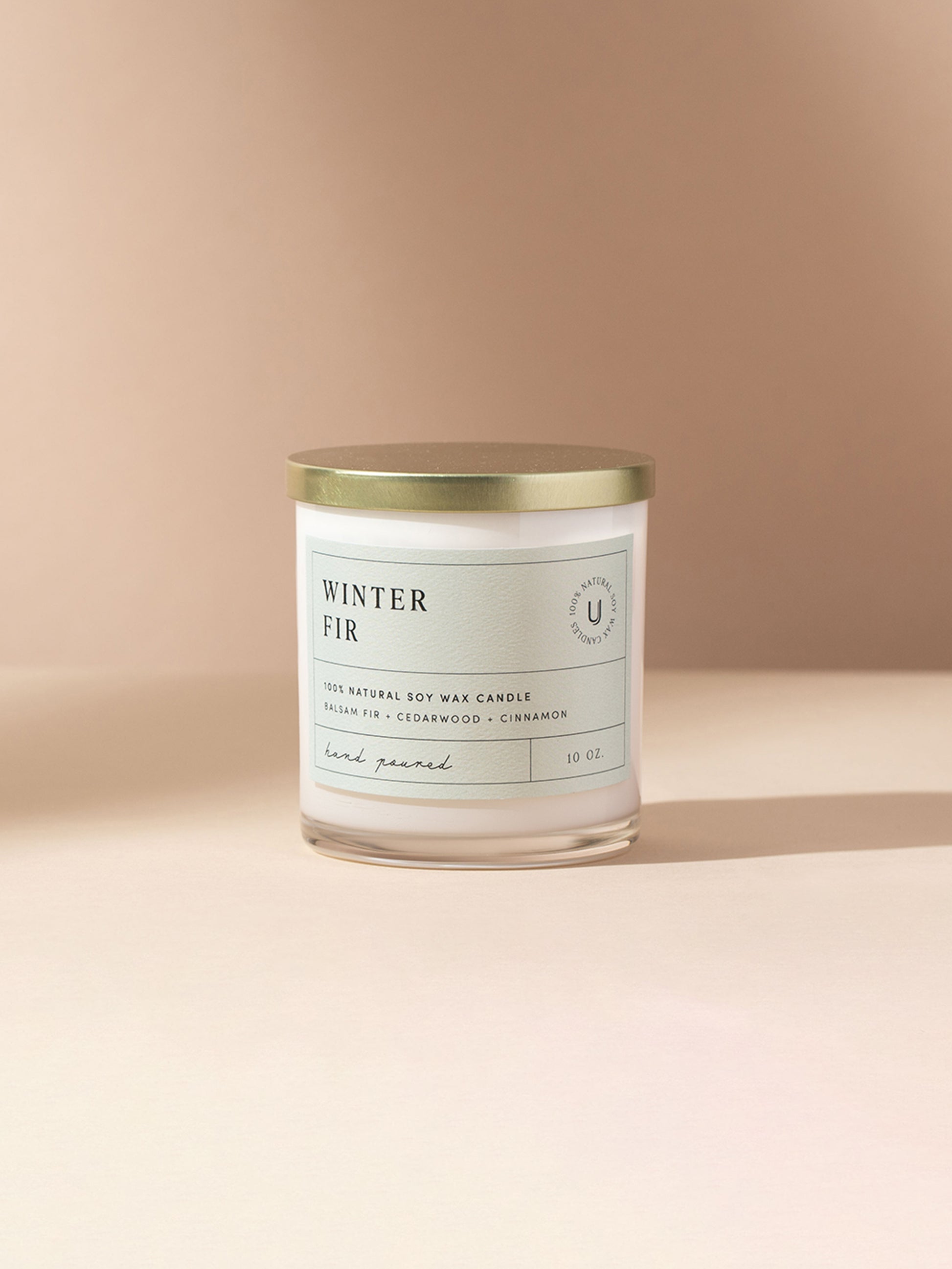 Winter Fir Candle | 10 OZ | Product Detail Image | Uncommon Lifestyle