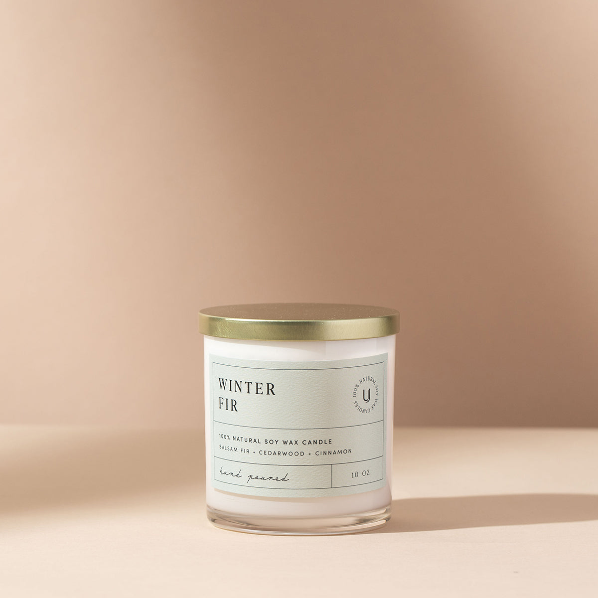 Winter Fir Candle | 10 OZ | Product Detail Image | Uncommon James Home
