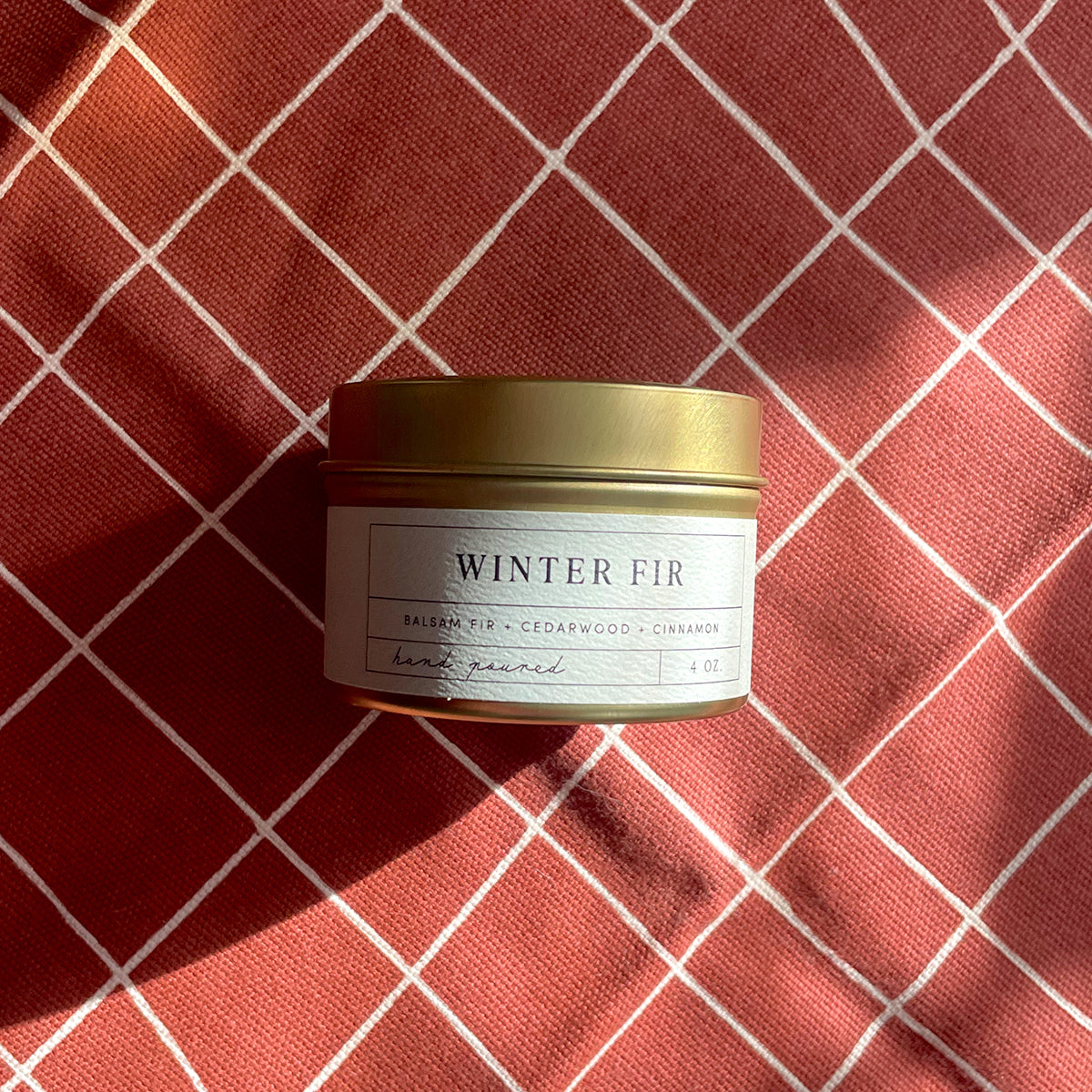 Winter Fir Candle | 4 OZ | Lifestyle Image | Uncommon James Home