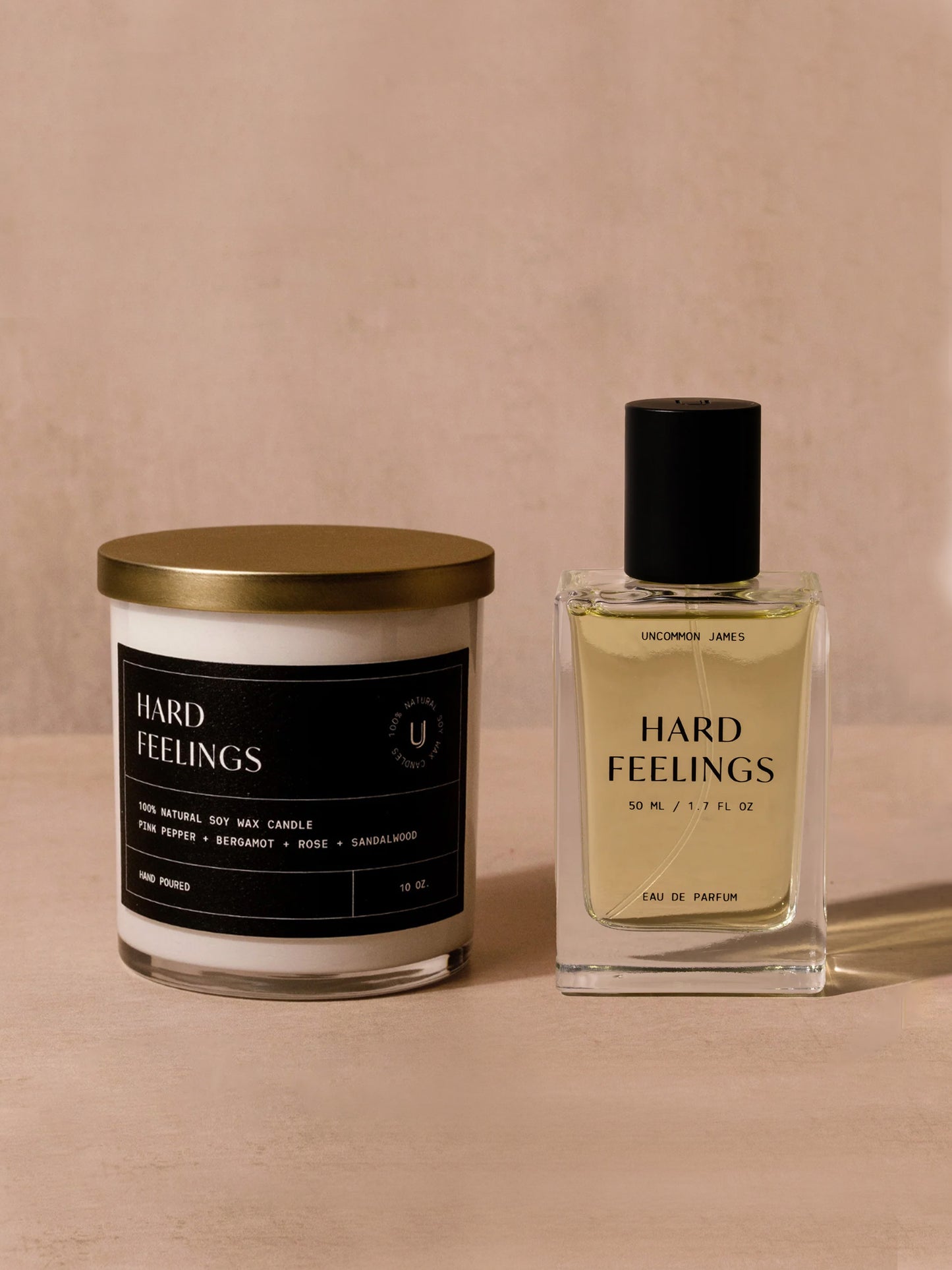 Hard Feelings Fragrance and Candle Duo | Product Image | Uncommon James