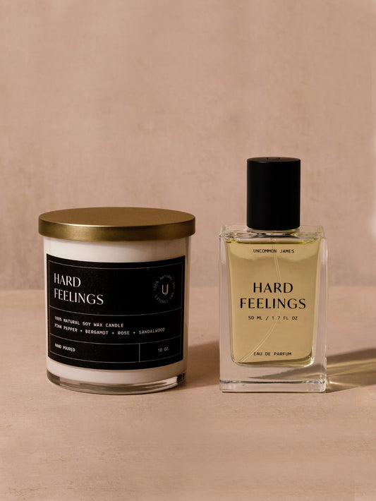 Hard Feelings Fragrance and Candle Duo | Product Image | Uncommon James