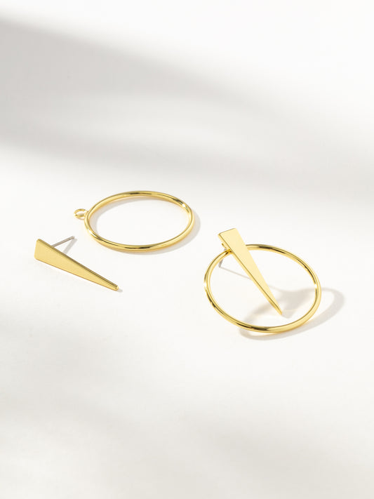 Shot in the Dark Earrings | Gold | Product Image | Uncommon James