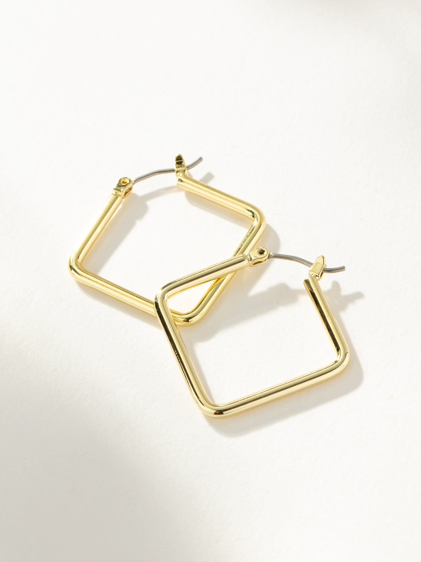 Girl Boss Hoop Earrings | Gold Small | Product Detail Image | Uncommon James