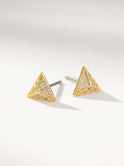 ["Madison Stud Earrings ", " Gold ", " Product Image ", " Uncommon James"]