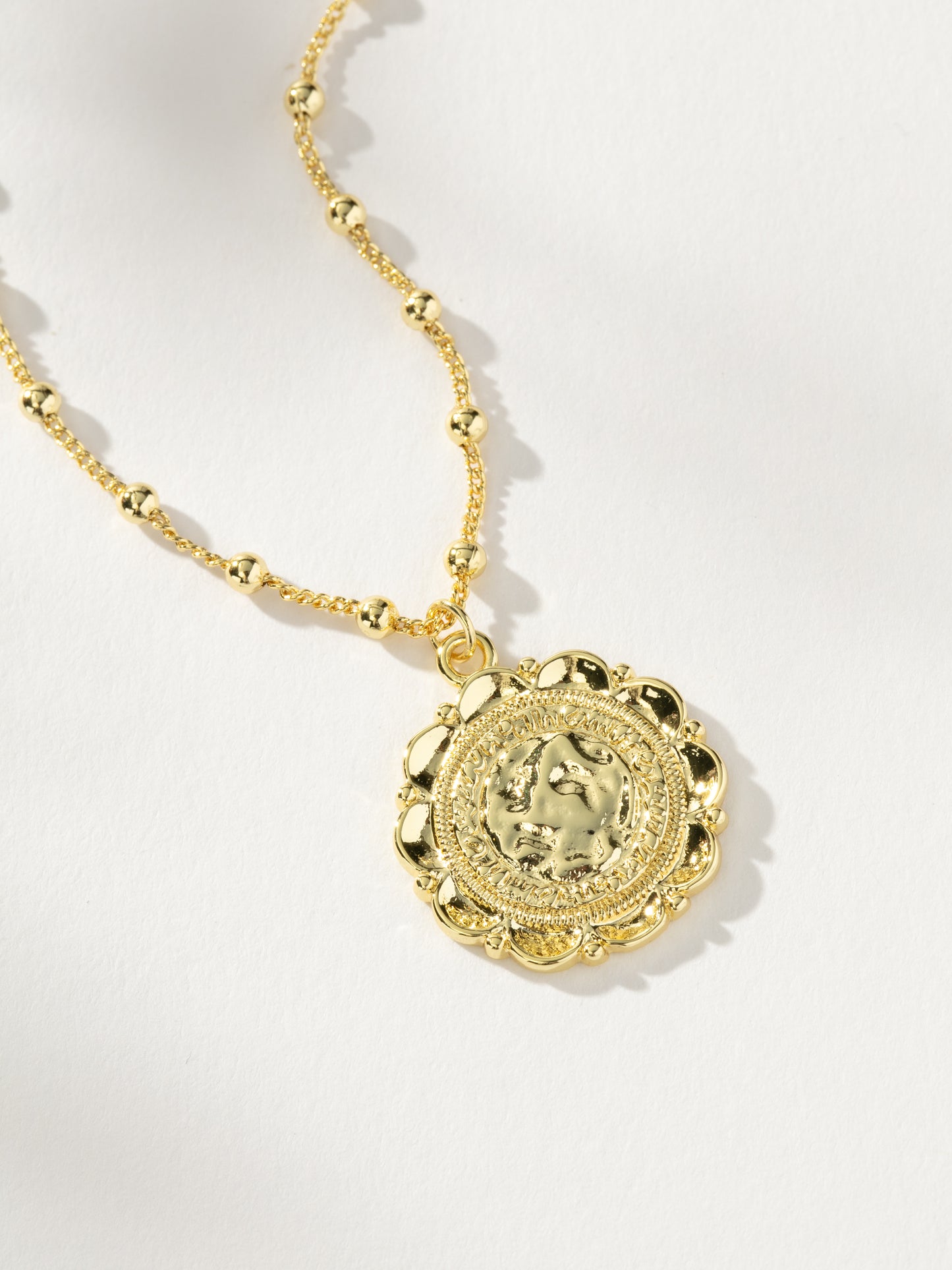 Atocha Pendant Necklace | Gold Large | Product Detail Image | Uncommon James