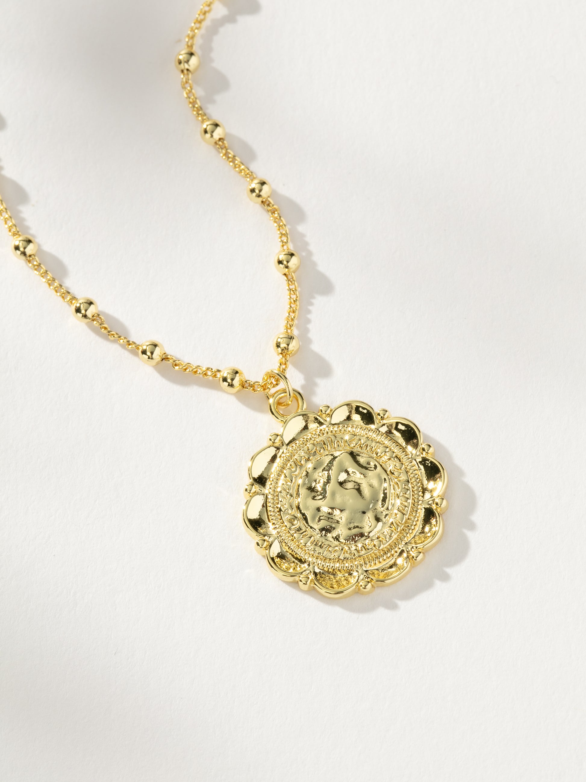 Atocha Pendant Necklace | Gold Large | Product Detail Image | Uncommon James