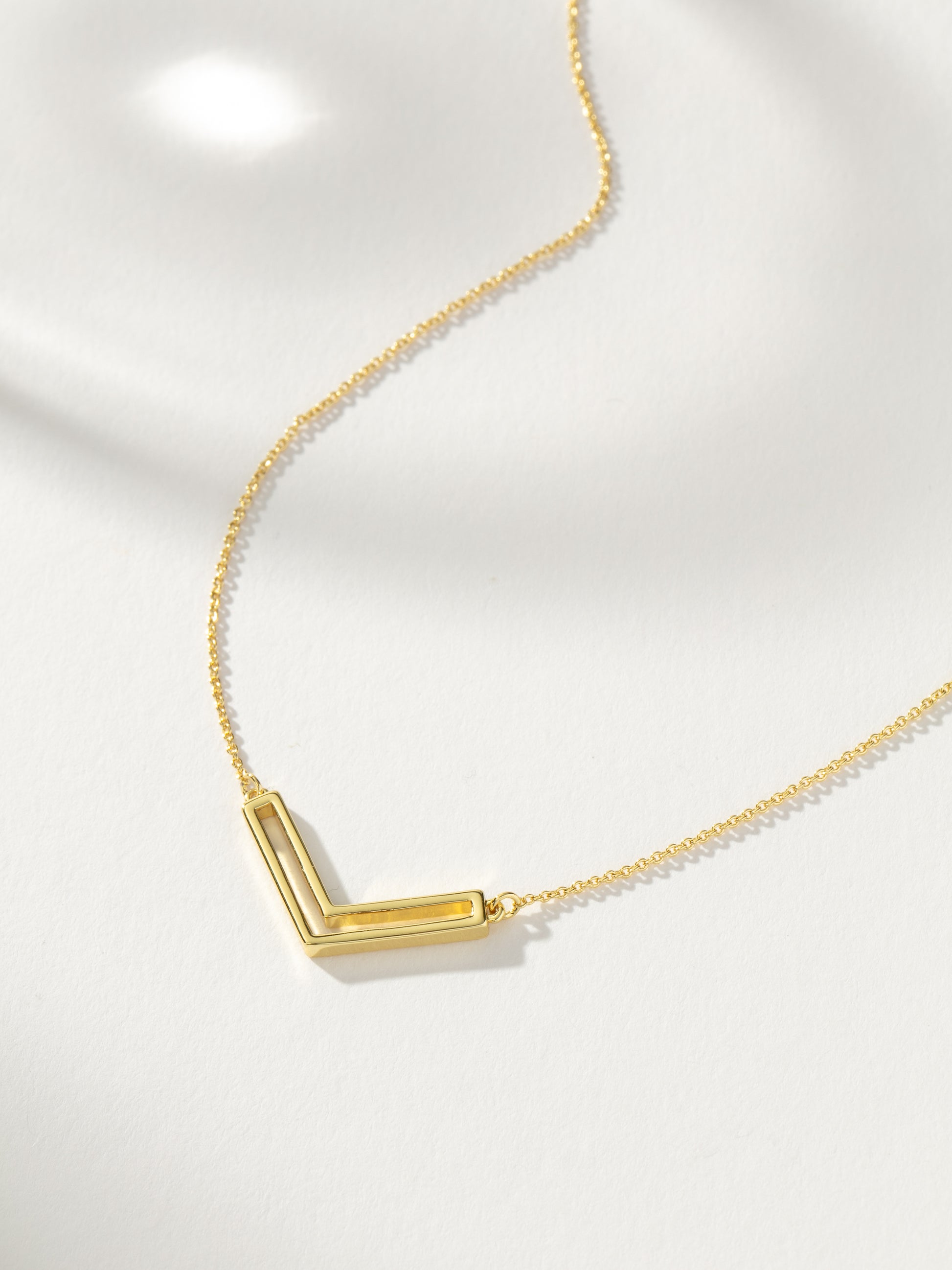 Borderline Necklace | Gold | Product Detail Image | Uncommon James