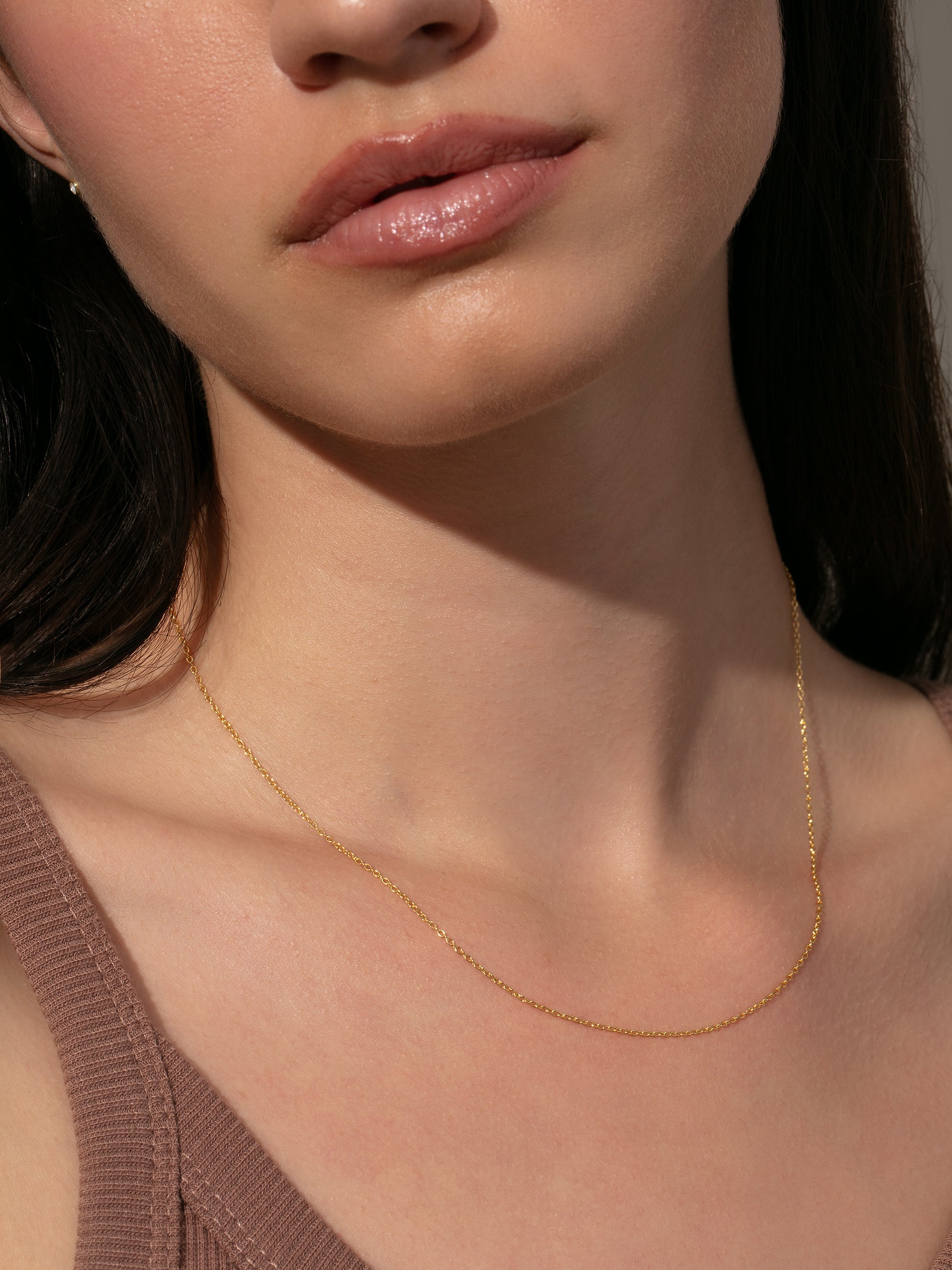 Charmer Necklace | Gold | Model Image | Uncommon James