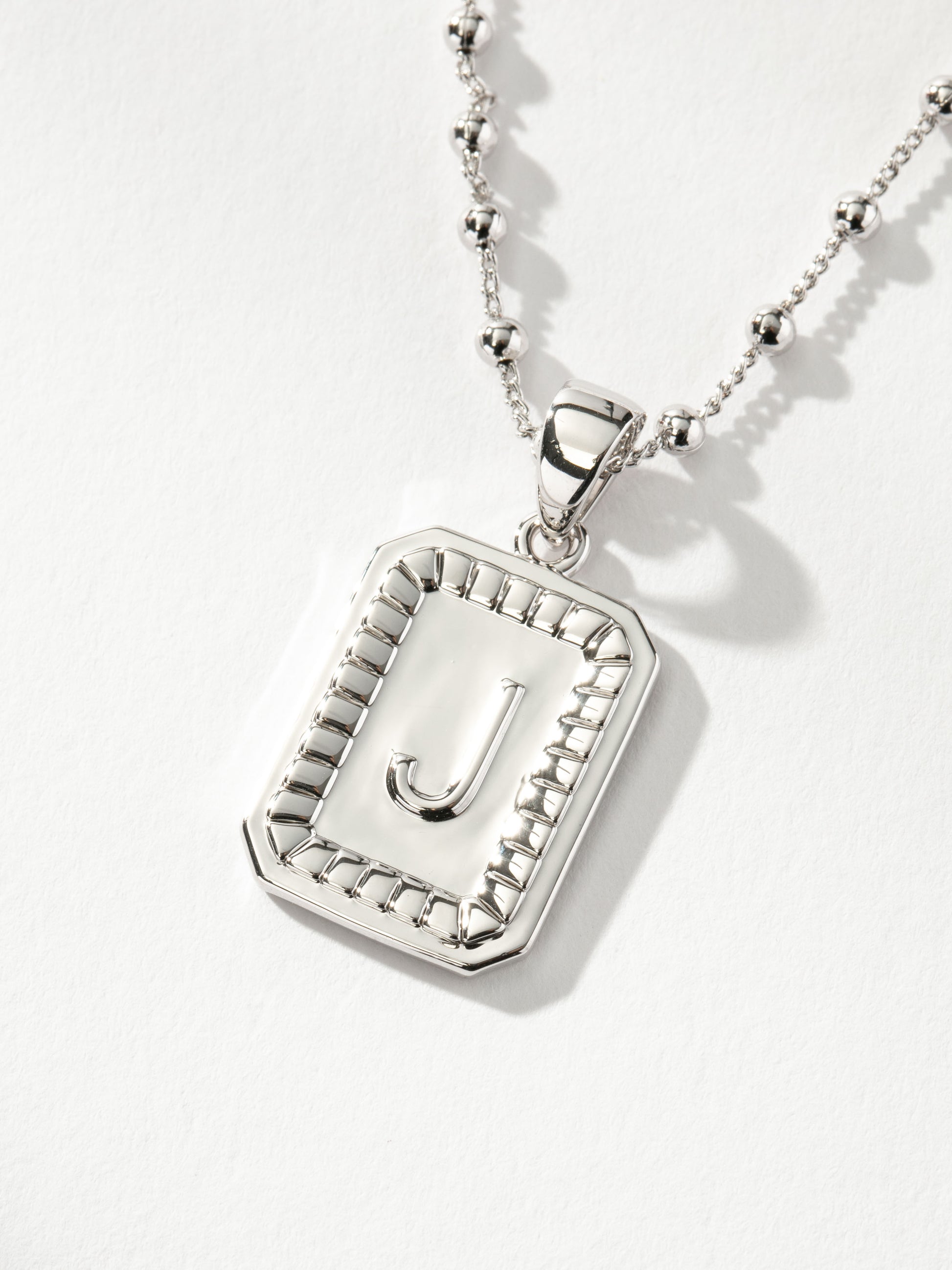 Sur Necklace | Silver J | Product Image | Uncommon James