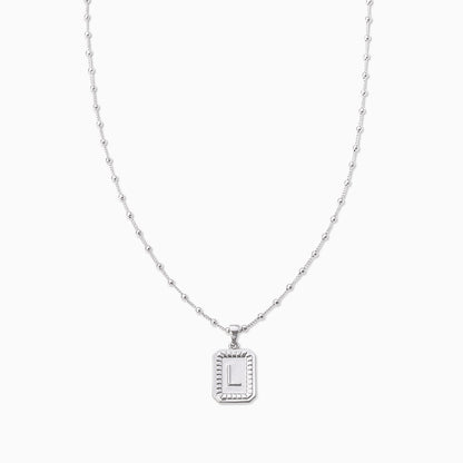 Sur Necklace | Silver L | Product Image | Uncommon James